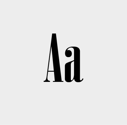 Bodoni compressed
